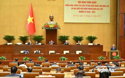 Hội nghị toàn quốc triển khai công tác bầu cử đại biểu Quốc hội khoá XVI và đại biểu HĐND các cấp nhiệm kỳ 2026 – 2031