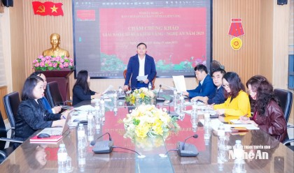 239 tác phẩm vào vòng chung khảo Giải Búa liềm vàng tỉnh Nghệ An năm...