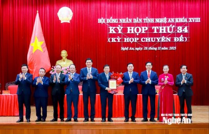 Đồng chí Võ Trọng Hải được bầu giữ chức Chủ tịch UBND tỉnh Nghệ An