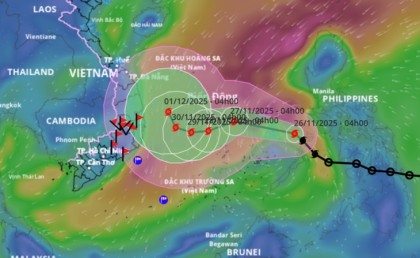 Ứng phó bão số 15, các thủy điện hạ mực nước hồ đón lũ