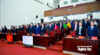 Sáng nay (11/12), khai mạc Kỳ họp thứ 35, HĐND tỉnh Nghệ An khóa XVIII, nhiệm kỳ 2021 - 2026
