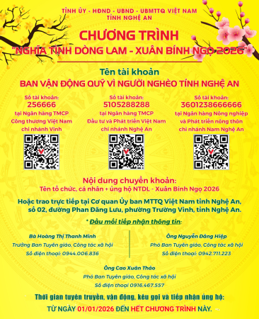 Hơn 20 tỷ đồng đăng ký ủng hộ Chương trình "Nghĩa tình dòng Lam - Xuân...