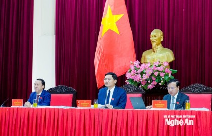 Ủy ban Thường vụ Quốc hội phê chuẩn Chủ tịch và 2 Phó Chủ tịch HĐND tỉnh Nghệ An khóa XIX, nhiệm kỳ 2026 - 2031