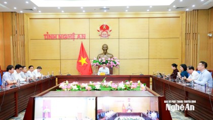 Chủ tịch UBND tỉnh Nghệ An đề xuất Trung ương bổ sung định hướng phát triển 'Hành lang kinh tế Thanh Thủy - Vinh - Cửa Lò'