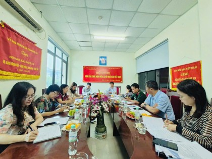 Đoàn công tác Ban Kiểm tra Hội Nhà báo Việt Nam làm việc với Hội...