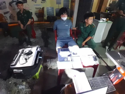 Bắt quả tang đối tượng in, tàng trữ tiền giả ở Quảng Ngãi
