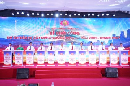 Nghệ An: Khởi công cao tốc Vinh - Thanh Thủy