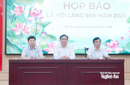 Nghệ An tổ chức Hội nghị giao ban báo chí tháng 5/2026
