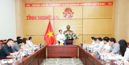 Chủ tịch UBND tỉnh Nghệ An yêu cầu chọn nhà đầu tư đủ năng lực, có đối tác hàng hóa để xây dựng cảng biển Đông Hồi