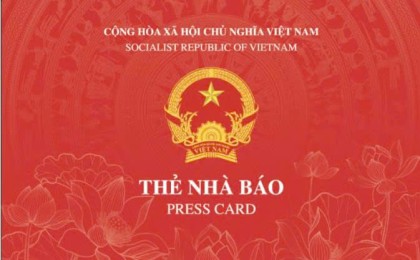 Ban hành mẫu thẻ nhà báo mới tích hợp mã QR, sử dụng song ngữ Việt - Anh