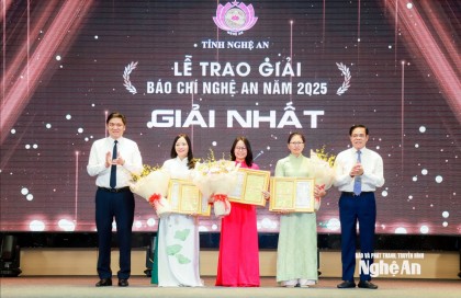 34 tác phẩm xuất sắc được vinh danh tại Lễ trao Giải Báo chí...