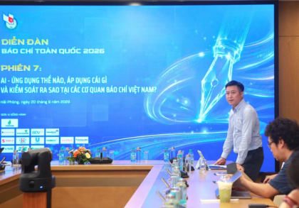 Báo chí phải thay đổi cách làm việc khi có sự xuất hiện của AI trong tòa soạn