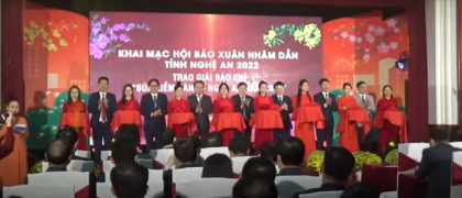 Khai mạc Hội báo Xuân Nhâm Dần tỉnh Nghệ An 2022
