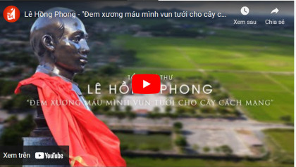 Tổng Bí thư Lê Hồng Phong - 'Đem xương máu mình vun tưới cho cây cách mạng' (Nguồn: Báo Nghệ An)