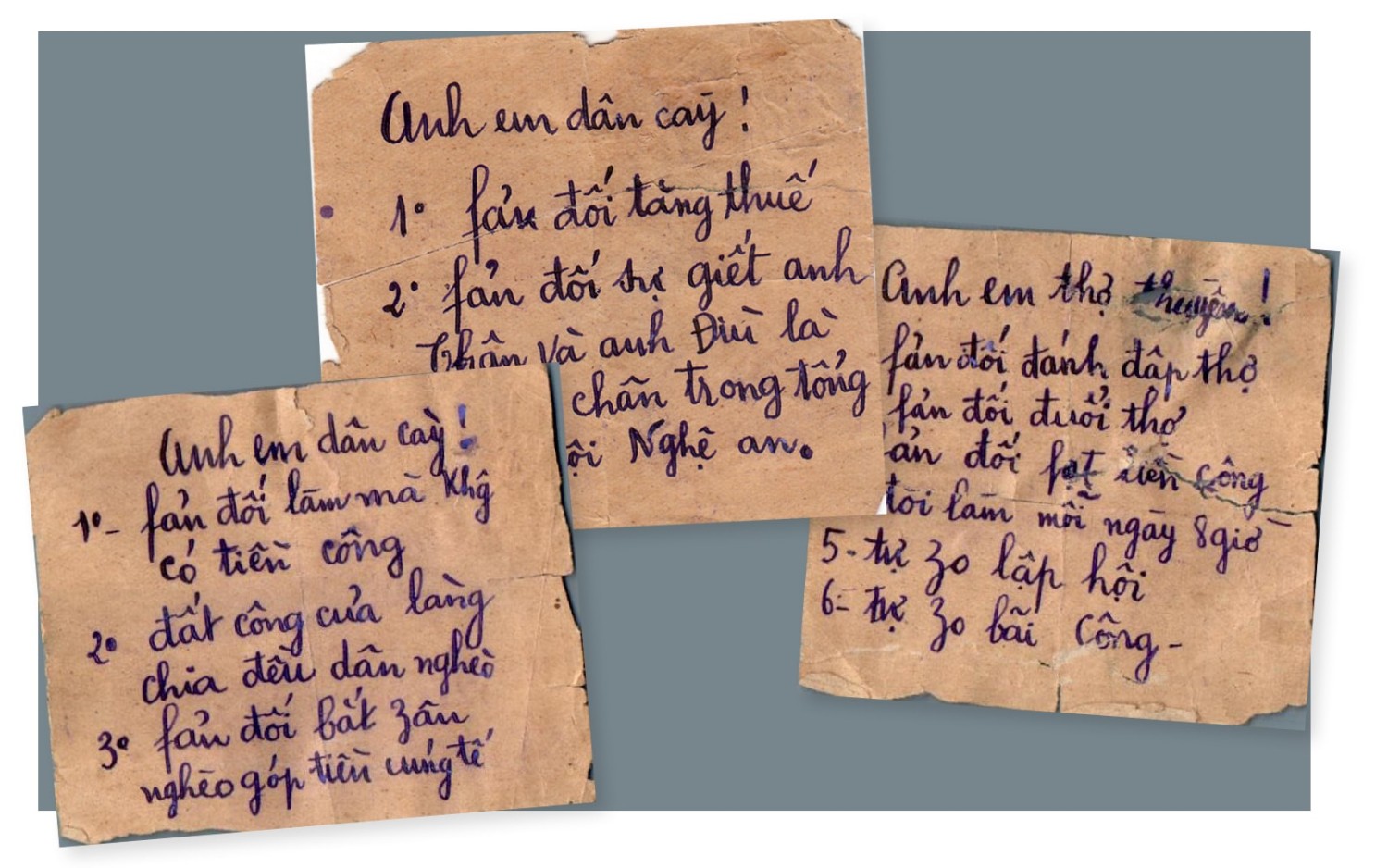 truyen don phan doi hanh dong cua thuc dan phap